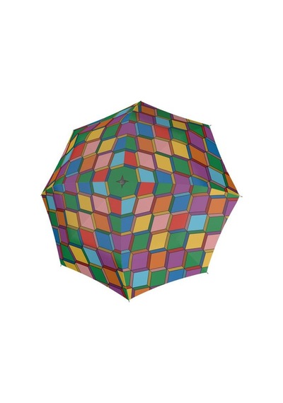 Doppler Modern Art Magic Otomatik Büyük Boy El Şemsiyesi Desenli