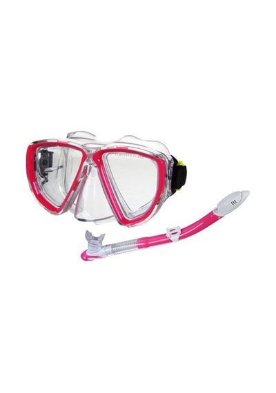 Js-m388 Yüzücü Maske Snorkel Set Çok Renkli