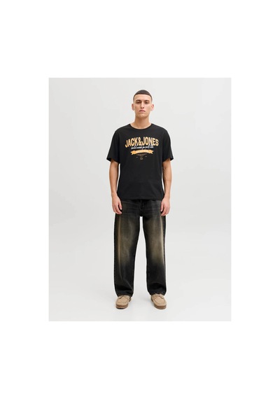 Jack & Jones Jjelogo Tee Ss O-neck 2 Col Ss26 Sn Siyah Erkek T-shirt 12288016 Black