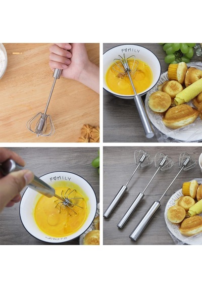 Çelik Çırpıcı Yaylı Bas Çek Mutfak Çırpıcı Yumurta Çırpıcı Pratik