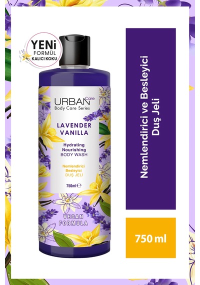 Urban Care Body Series Lavender Vanilla Duş Jeli 750 Ml 2 Adet Lavanta