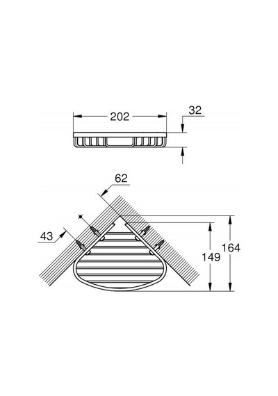 Grohe Baucosmopolitan Sabunluk 40664001