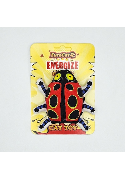 Eurocat - 901 - Kedi Oyuncağı Uğur Böceği - Csmo-tex - 10 Cm