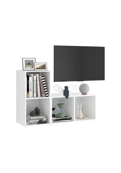 Tdesıgno Belgin Kitaplıklı Televizyon Sehpası - Ünitesi -kitaplık-beyaz 90 Cm 4 Raflı Beyaz Tdesıgno Belgin Kitaplıklı Televizyon Sehpası - Ünitesi -kitaplık-beyaz 90 Cm 4 Raflı Beyaz