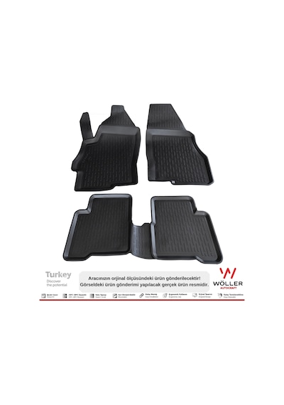 Fiat Linea Paspas 2007 2017 Arası 3D Havuzlu Wöller Paspas