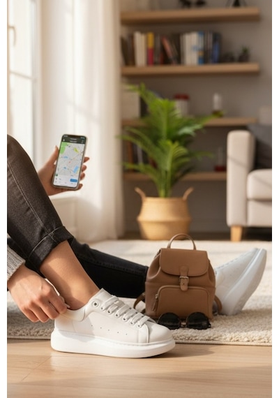 Enoch Erkek Yüksek Taban Sneaker Oversize Kalın Tabanlı Ve Mat Deri Görünümlü Günlük Model Beyaz Enoch Erkek Yüksek Taban Sneaker Oversize Kalın Tabanlı Ve Mat Deri Görünümlü Günlük Model Beyaz