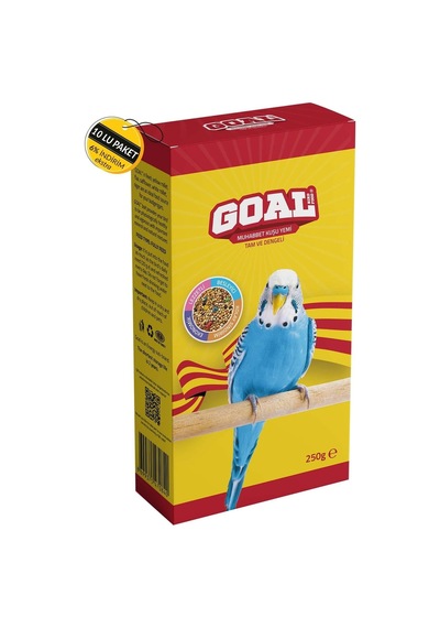Energy Goal Muhabbet Kuşu Yemi Gs 10 x 250 G