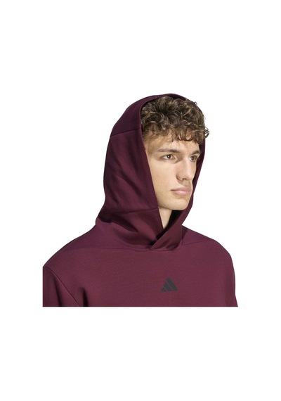 Ks6405-e Adidas D4t Hoodıe Erkek Sweatshirt Bordo Ks6405-e