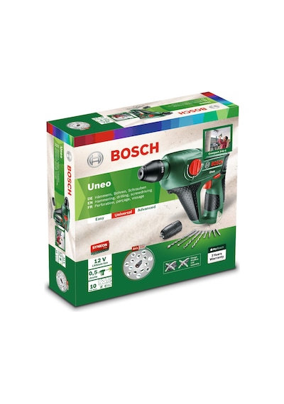 Bosch UNEO 12 LI Akülü Darbeli Delme / Vidalama Makinesi (Akü ve Şarj Cihazı Yok) - 060398400C