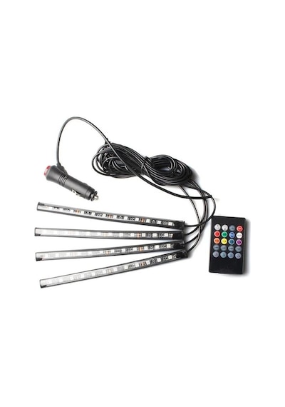 12 Ledli Ayak Altı Led Lamba Sese Duyarlı