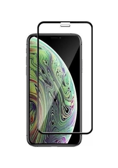 Apple Uyumlu   iPhone Xs Max Tam Kaplayan Temperli Ekran Koruyucu Cam