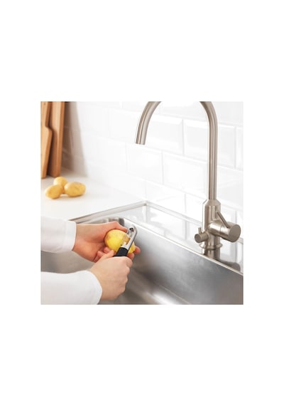 Ikea Vardefull Meyve Ve Sebze Soyacağı 17 Cm Krom Siyah Çok Renkli