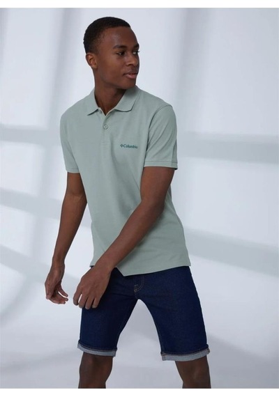 Columbia M Cascade Range Solid Polo Erkek Outdoor Tişört Cs0214-010 001