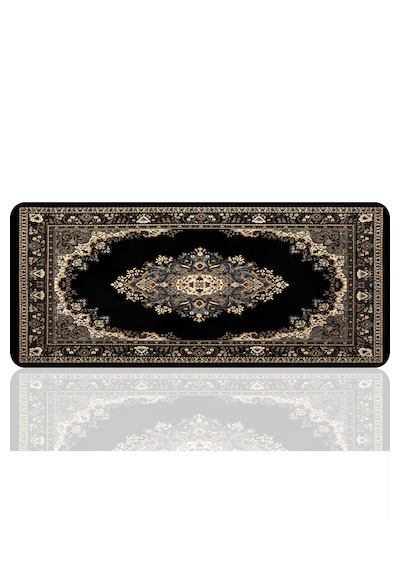 90x40 Cm Kilim Desenli Oyuncu Gaming Mouse Pad Kaymaz Kauçuk Taban Fare Altlığı Xxl Mousepad 08