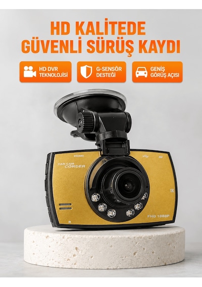 Araç Ön Kamera Full Hd Kayıt Ve G Sensor Özellikli Aklby-bsva58