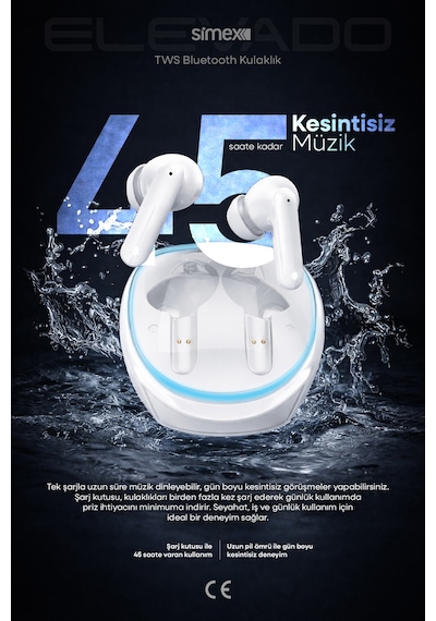 Simex Elevado Bluetooth 5.3 Kulak İçi Kulaklık