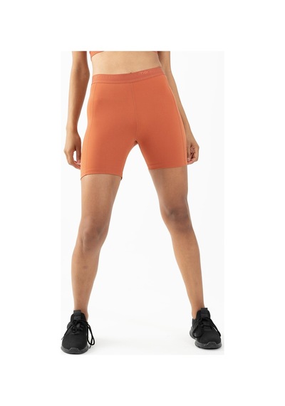 Maraton Active Slimfit Kadın Şort Fitness Kiremit Şort 22283-kiremit Kiremit