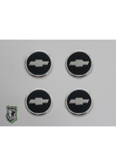 Jant Göbeği Etiketi Chevrolet 60Mm Çap Siyah (502481154)