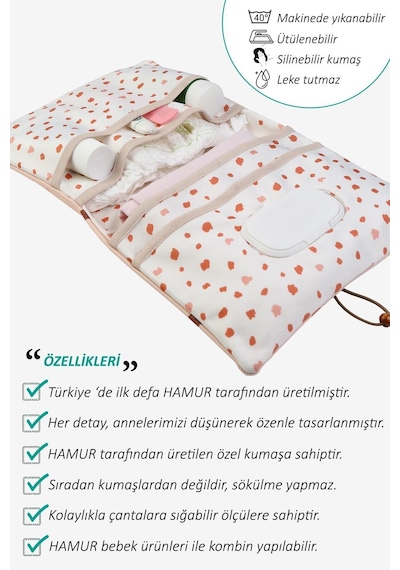Bebek Alt Açma Bakım Çantası Organizer