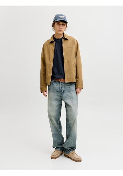 Jack & Jones Caleb Erkek Lacivert Tişört 12293019-skyc