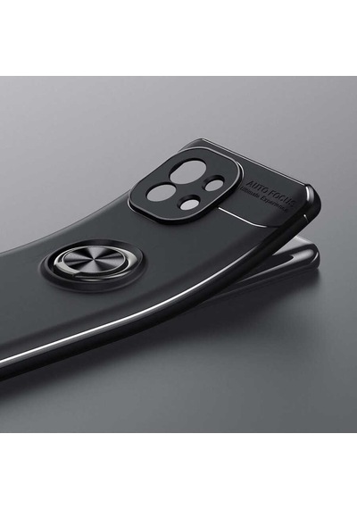 Xiaomi Mi 11 Kılıf Zore Ravel Yüzüklü Silikon Kılıf