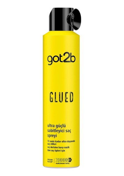 Got2b Glued Ultra Güçlü Sabitleyici Saç Spreyi 300 Ml - 3 Adet Tarı