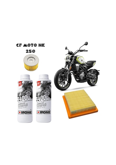 Cf Moto Clx 250 Yağ Bakım Seti Ipone R4000rs Li Set