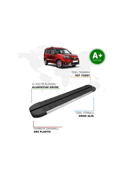 Fiat Doblo Yan Basamak 2010 2023 Model S-line