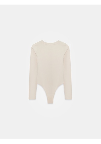 Dilvin 32695 Uzun Kollu Bodysuit-taş Taş