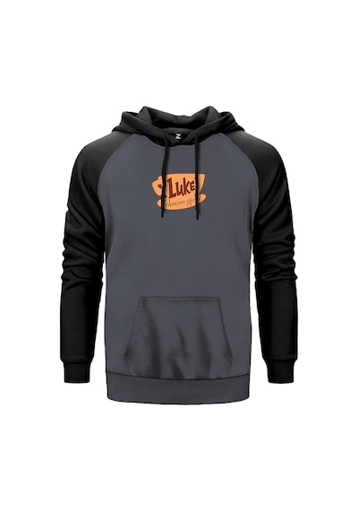 Glimore Girls Luke's Gri Renk Reglan Kol Sweatshirt Gri