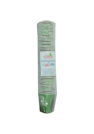 Lokman Avm Karton Bardak 8 Oz Kullan At Çay Kahve Sıcak Kağıt Otomat Bardağı 50'li 1 Paket