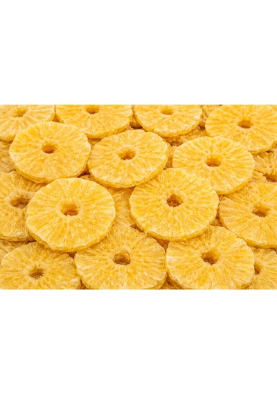 Fırında Kurutulmuş Ananas Kurusu 1 Kg Katkısız & Doğal
