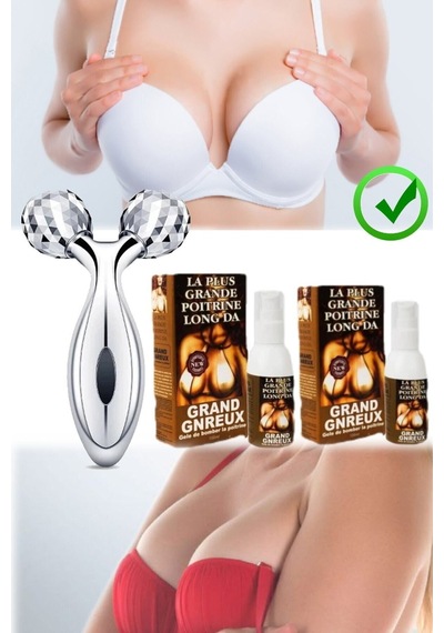 3 Başlıklı Masaj Aleti + 2 Adet 100 Ml Karışık