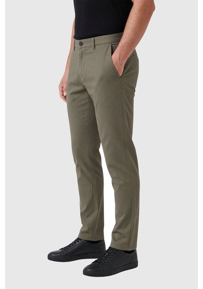 Rizzup Erkek Yeşil Modern Fit Likralı Kumaş Pantolon Günlük & Ofis Kullanımı 2602020