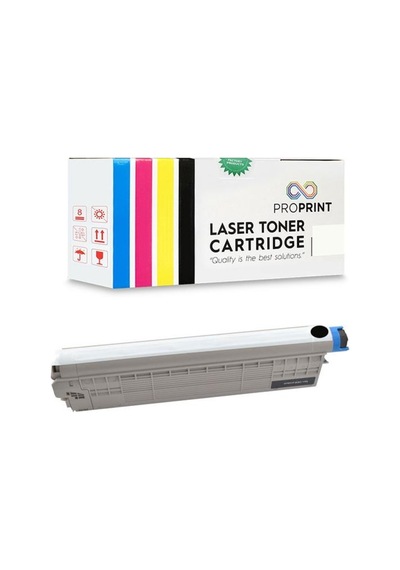 Proprint Oki C822 44844628 Siyah Uyumlu Toner 7300 Sayfa C822N