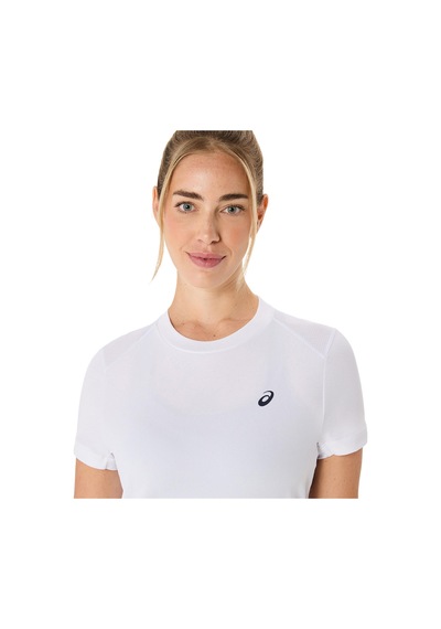 Asics Court Ss Top Kadın White Traditional Kısa Kollu Tshirt 2042a371-100 Beyaz
