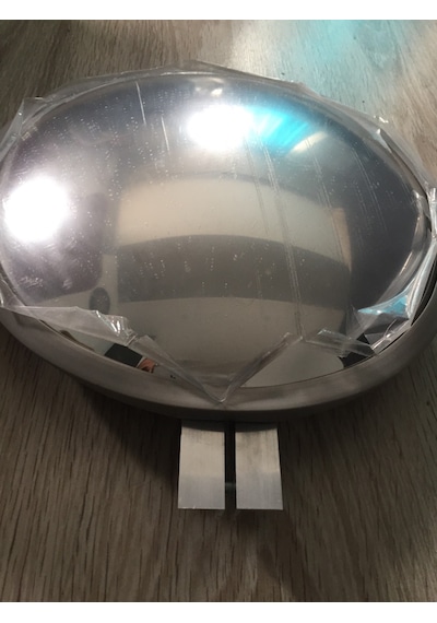 Ags - Araç Altı Arama Aynası. 30 Cm Çap. Çift Ayarlı. Perçinli Gri