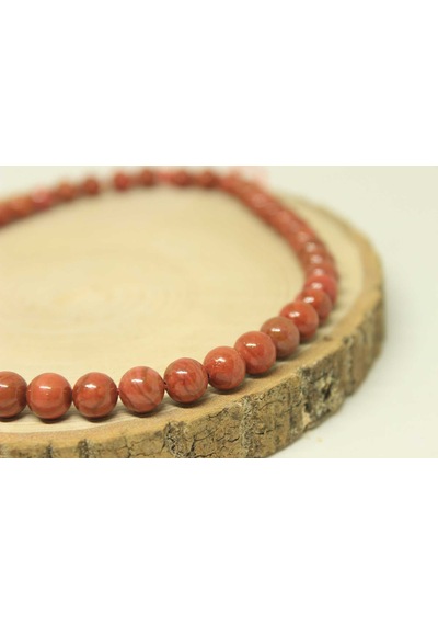 Jasper Taşı Kırmızı Dizi 8Mm (22455)