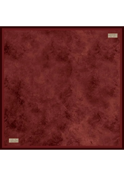 Güz Yaz Serinliği Eşarp - 90 X 90 -2347 Bordo