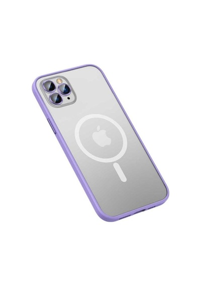 Apple Uyumlu iPhone 12 Pro Max Kılıf Zore Mokka Wireless Kapak Lila