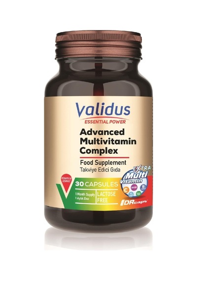 Valıdus Advanced Multıvıtamın Complex 30 Capsules Drcaps