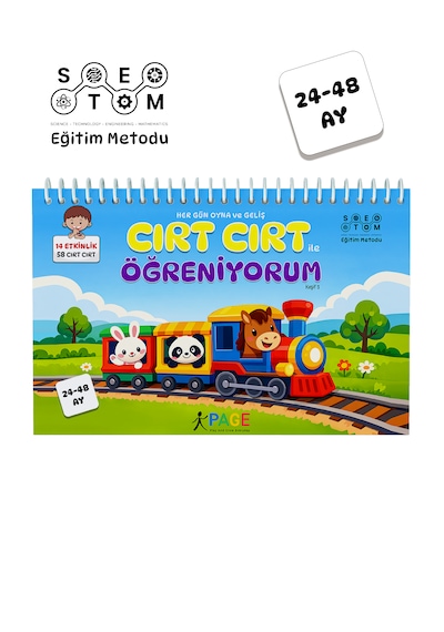 3lü Set / Cırt Cırt İle Öğreniyorum 1 Adet