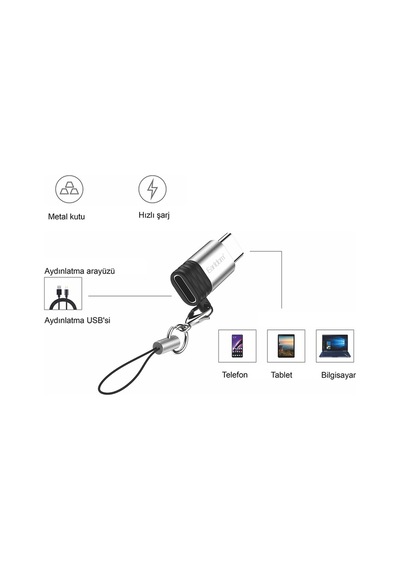 Earldom Tc15 Tak Çalıştır Type-c To Lightning Dönüştürücü - G M378