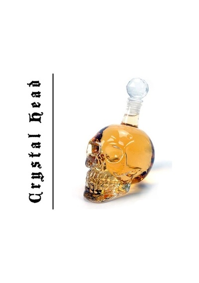 Hubrendy Emin Crystal Head Kuru Kafa Cam Şişe 350 Ml
