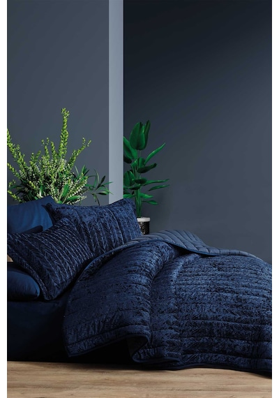 Elart Comfort yeni nesil uykuseti - 6 parça Velvet Lacivert (230x