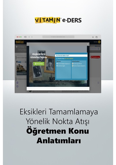 8. Sınıf LGS İnkılap Tarihi (e-Ders) | 2095 Soru, 2591 Dakika Video | Animasyonlu Haritalar