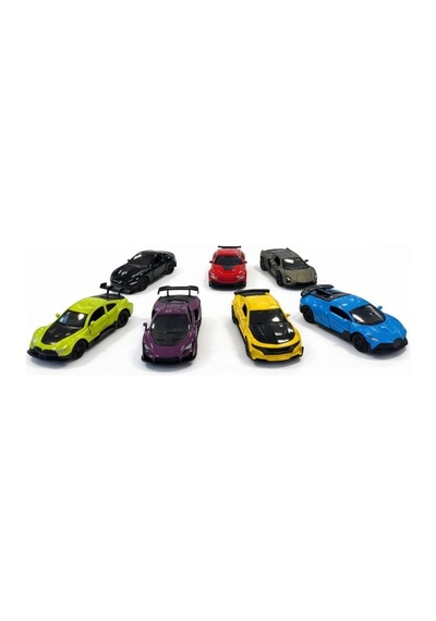 Mey İthalat 8.5cm 1:64 Kapıları Açılan Spor Çekbırak Araba
