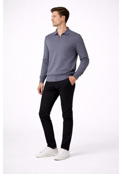 Alexandergardi Erkek Fermuarlı Sweatshirt Antrasit