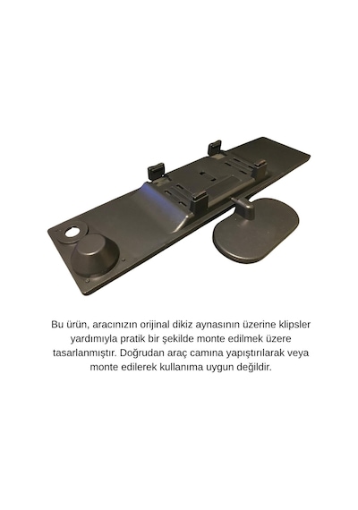 Oto İç Dikiz Aynası Geçmeli Çiftli Model Pusula ve Termometreli Bebek İzleme & Kör Nokta Aynası GLZ00504215