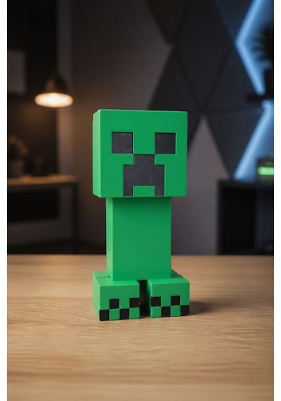 Minecraft Creeper Kulaklık Standı Ve Dekor Figürü 3d Baskı Gaming Masaüstü Aksesuarı